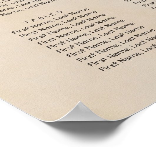 Tropisch  stratend stratend heetsenbord poster (Hoek)