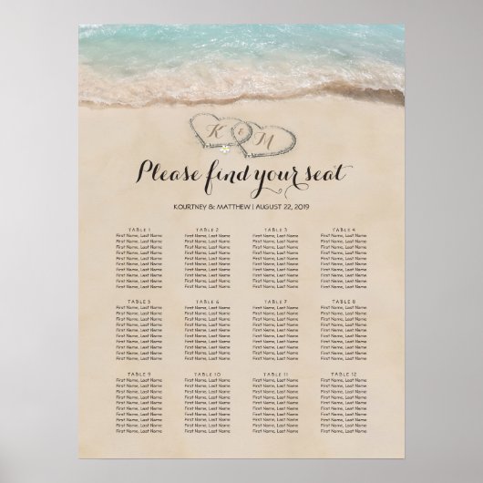 Tropisch  stratend stratend heetsenbord poster (Voorkant)