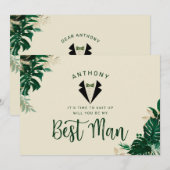 Tropisch Stropdas en beste man, beste voorstel Kaa (Voorkant / Achterkant)