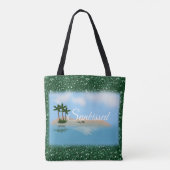 Tropisch Sunkust Tote Bag (Achterkant)