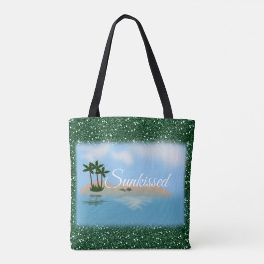 Tropisch Sunkust Tote Bag (Achterkant)