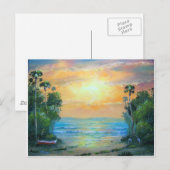 Tropisch Sunny Beach Briefkaart (Voorkant / Achterkant)