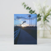 Tropisch Sunset Briefkaart (Staand voorkant)