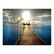 Tropisch Sunset Poster