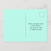 Tropisch SUP-meisje op paddleboard Hallo Briefkaart (Achterkant)