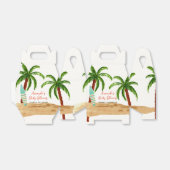Tropisch Surf Baby aan boord van het Baby shower Bedankdoosjes (Uitgevouwen)