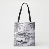 Tropisch Surf Van Kleuren Tote Bag (Voorkant)