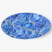 Tropisch Surf & Zand - Strandleven Papieren Bordje (Gekanteld)