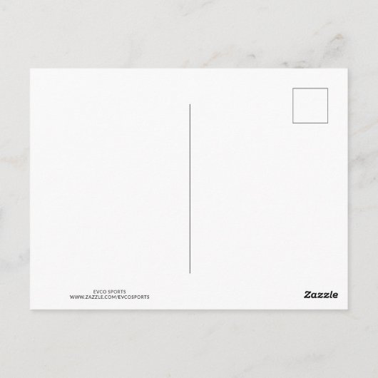 Tropisch surfbordstrand briefkaart (Achterkant)