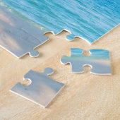 Tropisch surfbordstrand legpuzzel (Zijkant)