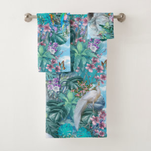 Tropisch Surrealisme Fantasy Bad Handdoek