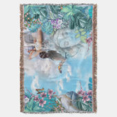 Tropisch Surrealisme Fantasy Deken (Voorkant Verticaal)