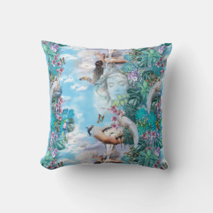 Tropisch Surrealisme Fantasy Kussen