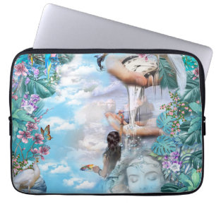 Tropisch Surrealisme Fantasy Laptop Sleeve