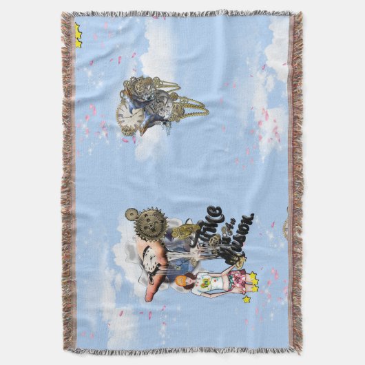 Tropisch Surrealisme Fantasy Throw Blanket Deken (Voorkant Verticaal)