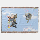 Tropisch Surrealisme Fantasy Throw Blanket Deken (Voorkant)