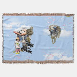 Tropisch Surrealisme Fantasy Throw Blanket Deken