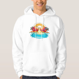 Tropisch sweatshirt met capuchon