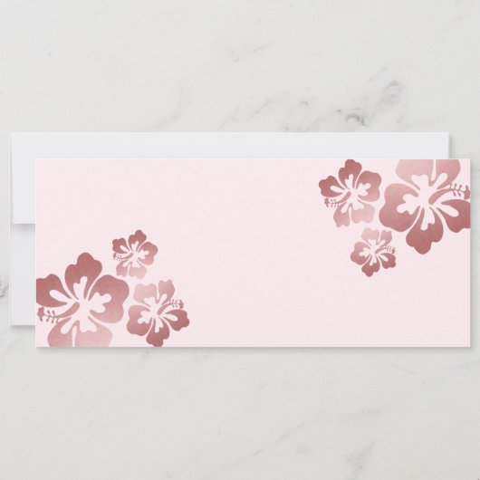 Tropisch Sweet 16 Pool Luau Boarding Pass Kaart (Achterkant)