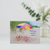 Tropisch Tan Briefkaart (Staand voorkant)