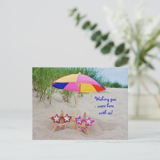 Tropisch Tan Briefkaart (Staand voorkant)