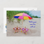 Tropisch Tan Briefkaart (Voorkant / Achterkant)