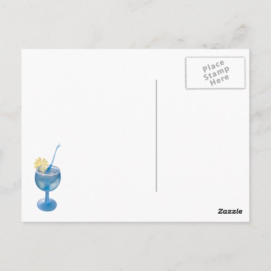 Tropisch Tan Briefkaart (Achterkant)