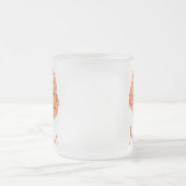 Tropisch Tangerine Matglas Koffiemok (Center)
