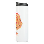 Tropisch Tangerine Roestvrij Thermosbeker (Geroteerd rechts)