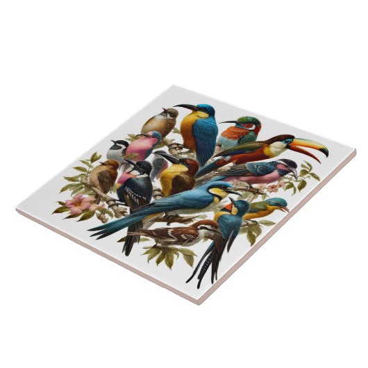 Tropisch Tegeltje (Zijkant)