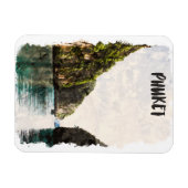 Tropisch Thais kustlandschap Phuket Magneet (Horizontaal)