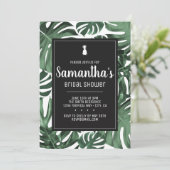 Tropisch Thema Bruids Bachelorette Verjaardagsfees Kaart (Staand voorkant)