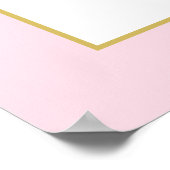 Tropisch thema Bruidsfeest Welkomstposter Poster (Hoek)