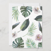 Tropisch thema kaart (Achterkant)