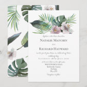 Tropisch thema kaart (Voorkant / Achterkant)