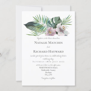 Tropisch thema  kaart