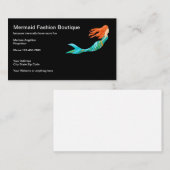 Tropisch thema Kute Beach Mermaid Visitekaartje (Voorkant / Achterkant)