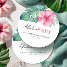 Tropisch thema meisje Baby shower