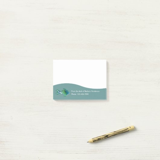 Tropisch thema Sticky Note Pads (Op bureau)