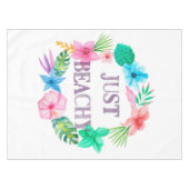 Tropisch thema Tablecloth Beach House Florida Tafelkleed (Voorkant (Horizontaal))
