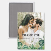 Tropisch thema Weddenschap Bedankt Magneet (Voorkant / Achterkant)