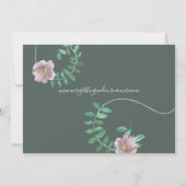 Tropisch thema zomer bruiloft uitnodiging (Achterkant)