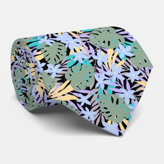 Tropisch thematroon koelen stropdas (Opgerold)