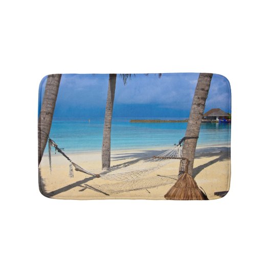 Tropisch Thormk Hammock Hanging Seaside Badmat (Voorkant)