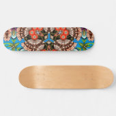 Tropisch Tiki Kaleidoscope Patroon Persoonlijk Skateboard (Horizontaal)