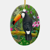 Tropisch Toco Toucan Bird Ornament (Voorkant)