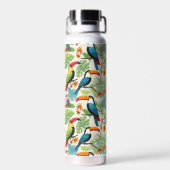 Tropisch Toekan Baldakijn Waterfles (Achterkant)