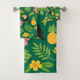 Tropisch Toekan Paradijs  Bad Handdoek
