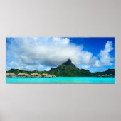 Tropisch toeval op het poster van Bora Bora panora (Voorkant)