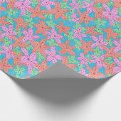 Tropisch toneelpatroon cadeaupapier (Hoek)